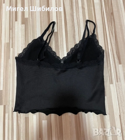 Продавам Черен потник H&M  , снимка 2 - Потници - 54416857
