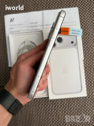 24 мес гаранция❗️  iPhone 17 Pro Max ❗️Лизинг от 41€/мес Silver ❗️ КАТО НОВ❗️256Gb⚠️, снимка 5 - Apple iPhone - 55395211