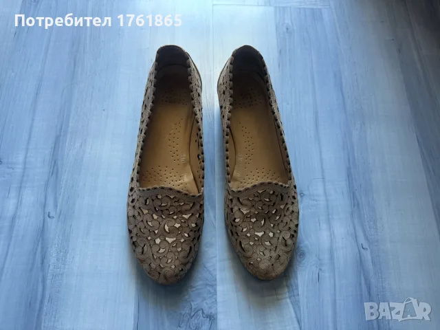 Обувки от естествена кожа, снимка 2 - Дамски ежедневни обувки - 55530761