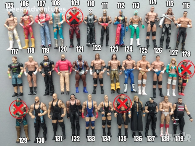 Кечисти Екшън Фигурки WWE Pro-Wrestling Кеч Играчки John Cena Randy Orton Brock Lesnar 3/3, снимка 4 - Фигурки - 46367335