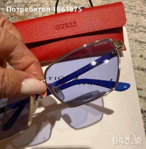 Оригинални дамски слънчеви очила Guess, снимка 4 - Слънчеви и диоптрични очила - 54491831