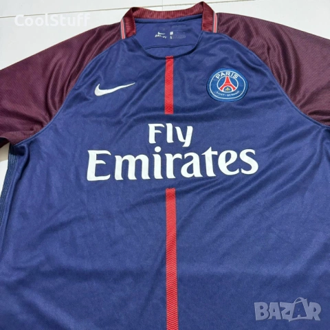Nike Paris Saint-Germain PSG 2017/18 Футболна Тениска Размер XL, снимка 2 - Футбол - 54127486