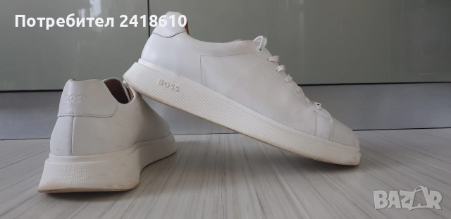 Hugo Boss Leather Mens Size 44/ - 28 см ОРИГИНАЛ! Мъжки спортно - елегантни обувки естествена кожа!
