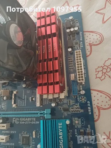 Motherboard Gygabite GA-Z77-DS3H + iNTEL i7 + 32 GB RAM, снимка 4 - RAM памет - 55504548