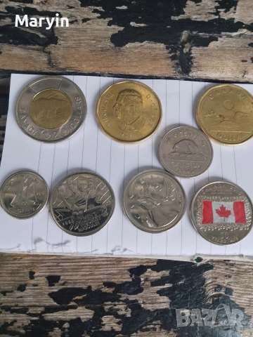 канадски долар монети 24 на брой, снимка 3 - Нумизматика и бонистика - 54369264