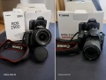Canon EOS 250D + EF-S 18-55mm IS STM – пълен комплект, снимка 1