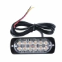 Жълти LED стробоскопи за автомобил 36W, 12V-24V-36V, IP67 – 18 режима, за решетка броня камион 10371, снимка 5