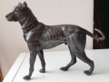 WMF-Посребрена фигура на куче 1910-1925 год.Прекрасна авторска бронзова фигура''ПАНТЕРА'', снимка 1