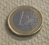 Редка монета от Испания 1 Евро 2001 , Euro Spain( Дефект при сеченето), снимка 3