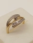 Златен пръстен с брилианти , снимка 8