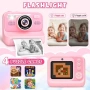 Нов фотопринтер Детска камера с моментален печат 2.4 инча 32GB 3 ролки хартия, снимка 5