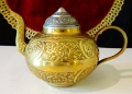 Бронзов чайник 380 гр.,Св.София,орнаменти. , снимка 1