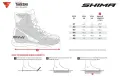 Мото боти обувки ботуши SHIMA TAKESHI Black/White,всички протектори, 351.85 лв. / 179.90 €, снимка 3
