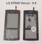 Тъч скрийн за LG P500,GT350,GT400,GT500,GT505,LS20,KF700,KF750,GT540,KF600,KS360,GT405,KC910,KE990, снимка 9