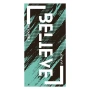 Плажна кърпа памук ментово зелено и черно "Believe"_1249120, снимка 1