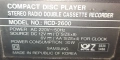 Samsung RCD-2600 двукасетъчен стерео радиокасетофон , снимка 10