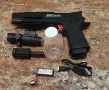 Пейнтбол пистолет Dessert Eagle M1911  Painbol Outdoor&Indoor gel gun, снимка 1