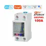 Двутарифен WiFi смарт контролен електромер с TFT LCD дисплей | Предпазител 100A, снимка 1