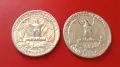 Quarter Dollar USA-1959 D -1960 г-1918 S.Сребро!, снимка 4