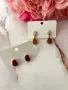 нежни дамски обеци в кафяво , снимка 1