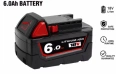 Replacement 18V 18650 Lithium Battery for Milwaukee M18 48-11-1860 / 48-11-1850 / 48-11-1840, снимка 1
