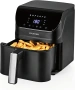 Дигитален еър фрайър Rachs KOCHWERK 4L с тъчскрийн и таймер – 1400W, снимка 1