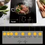 Индукционен плот TOPWISH с 2 зони, 3500W, Boost функция и Touch управление, снимка 5