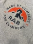 Оригинална мъжка тениска Rab "Made by climbers, for climbers" размер М, снимка 5