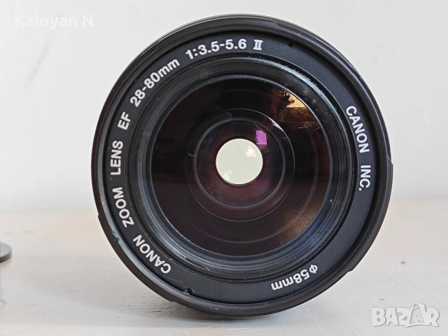 Обектив Canon EF 28-80mm f/3.5-5.6 II за Canon EOS / EF байонет, снимка 2 - Обективи и филтри - 55143744