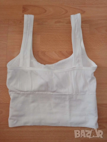 Ново спортно еластично фитнес бюстие размер S, снимка 2 - Корсети, бюстиета, топове - 54334858