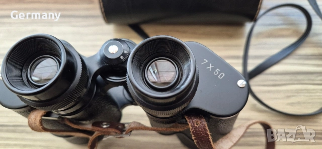 качествен немски бинокъл 7х50 fvf west berlin, снимка 4 - Антикварни и старинни предмети - 54180353