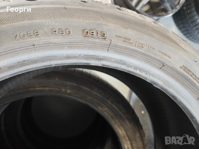 2бр. летни гуми 225/45/19 Bridgestone, снимка 8 - Гуми и джанти - 55263152
