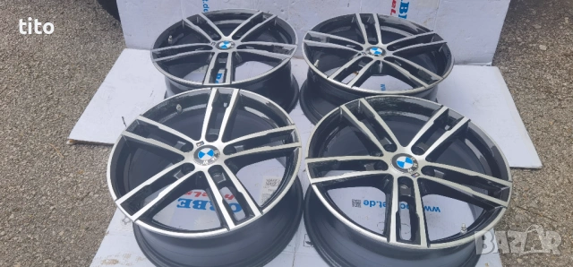 Като НОВИ 5x120 18 Цола Спорт Пакет. BMW/БМВ, снимка 5 - Гуми и джанти - 46685442