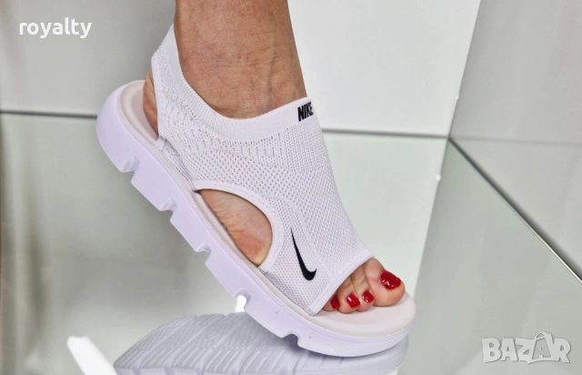 Nike Нови Бели Дамски Сандали Найк  , снимка 3 - Сандали - 54487867