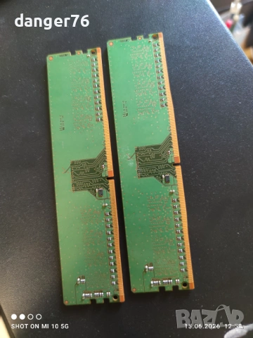 Продавам рам памет DDR4 MICRON 16гб 2х8гб 2666MHZ кит, снимка 2 - RAM памет - 54916561