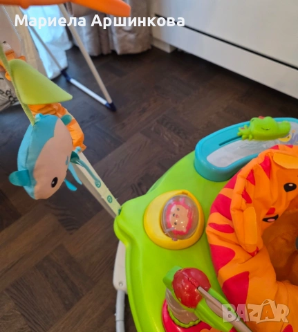 Бебешко бънджи Fisher price Тропическа гора
