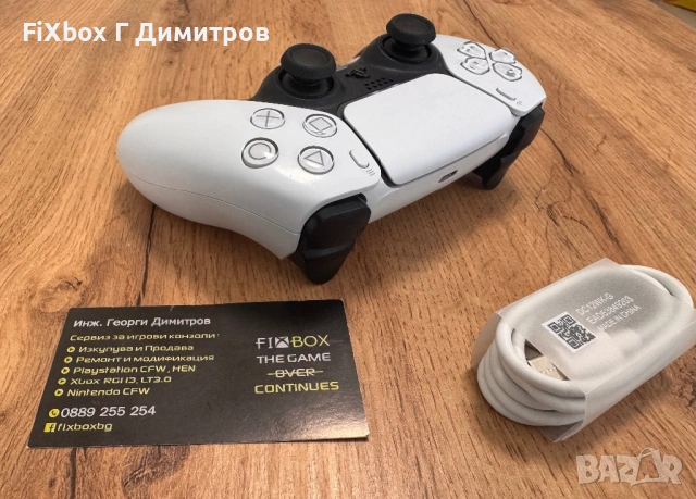 TMR - Hall Effect PS5 DualSense контролер с гаранция, снимка 8 - Аксесоари - 54237769