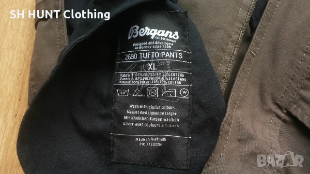 Bergans of NORWAY TUFTO Stretch Trouser размер XL панталон със здрава и еластична материи - 2743, снимка 16 - Екипировка - 55067491