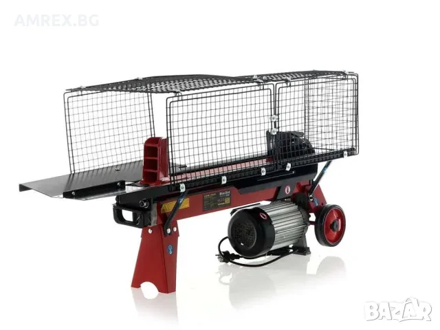 Хоризонтална електрическа цепачка за дърва Blue Bird 7 тона, снимка 2 - Други машини и части - 55378696