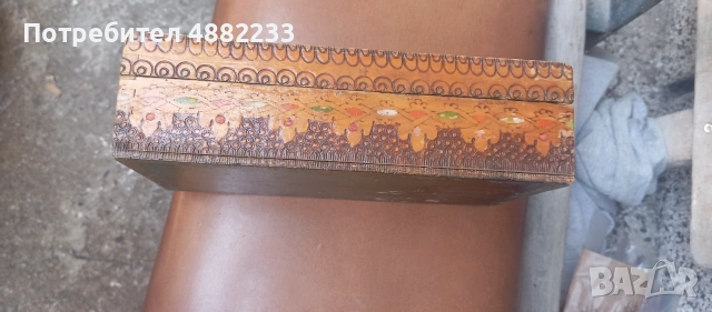 Старинна дървена кутия, снимка 2 - Декорация за дома - 55242361
