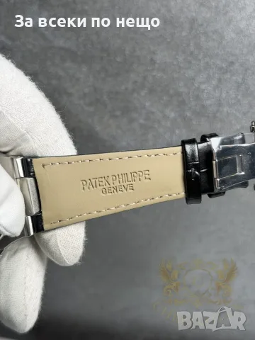 Patek Philippe Patek Tiffani moon Мъжки Часовник С Кожена Каишка Код Chronolux72, снимка 5 - Мъжки - 55662433