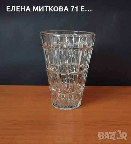 Огромна кристална ваза за пищни букети, снимка 4 - Вази - 54704547