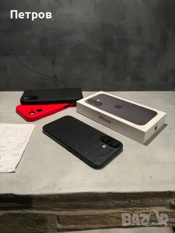 КАТО ЧИСТО НОВ Iphone 16, 100% батерия Black