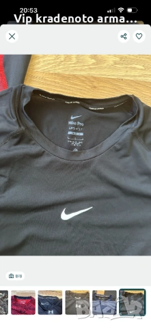 Under Armour Compression Vintage L и XL, снимка 8 - Тениски - 54646184