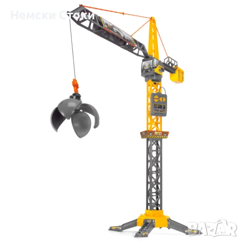 Кран Dickie Toys - Mighty Crane, с дистанционно управление, снимка 6 - Други - 54294266
