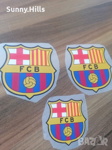Стикери за дрехи Barcelona емблема лого - поставяне с ютия, снимка 2 - Други - 54399447