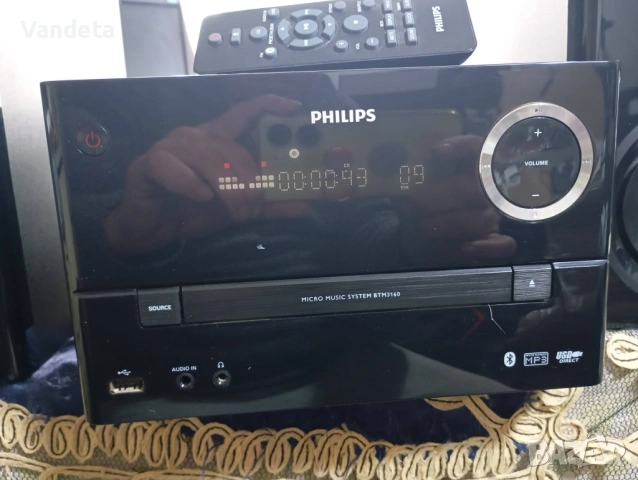 Микроаудио система Philips BTM3160/12, снимка 2 - Аудиосистеми - 53245126