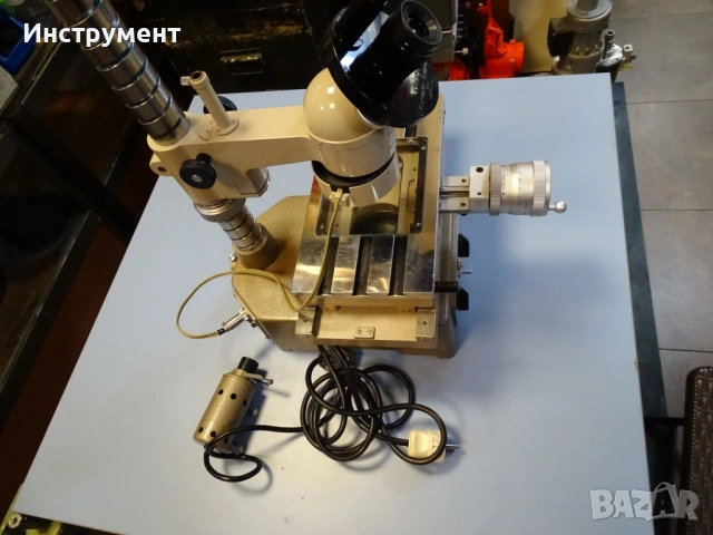 Инструментален измервателен микроскоп Nicon MEASURESCOPE 220V 50Hz, снимка 13 - Други машини и части - 54928308