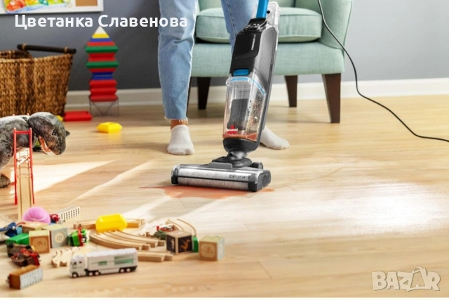 Прахосмукачка за мокро и сухо почистване с кабел BISSELL CrossWave HF2, 340W,3845N, снимка 12 - Прахосмукачки - 55144376