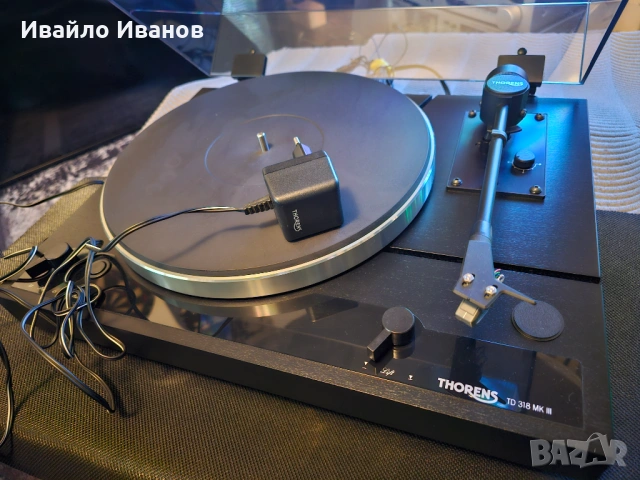 Thorens TD 318 MK III – Аудиофилски грамофон с доза Linn K5 , снимка 4 - Грамофони - 54066242